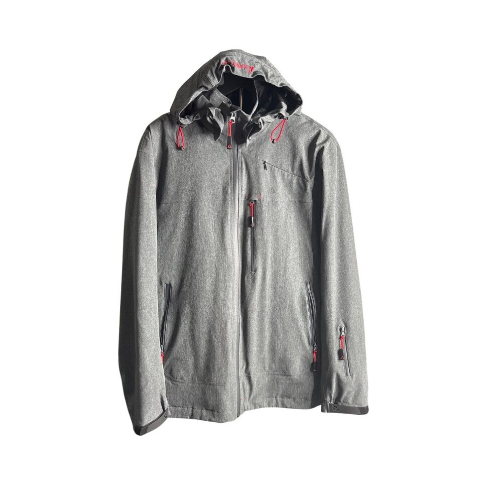 Apricoat Men's Adventure 2.0 Lightweight Heather Gray Jacket Size M